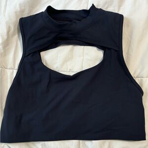 Peloton high neck cutout sports bra